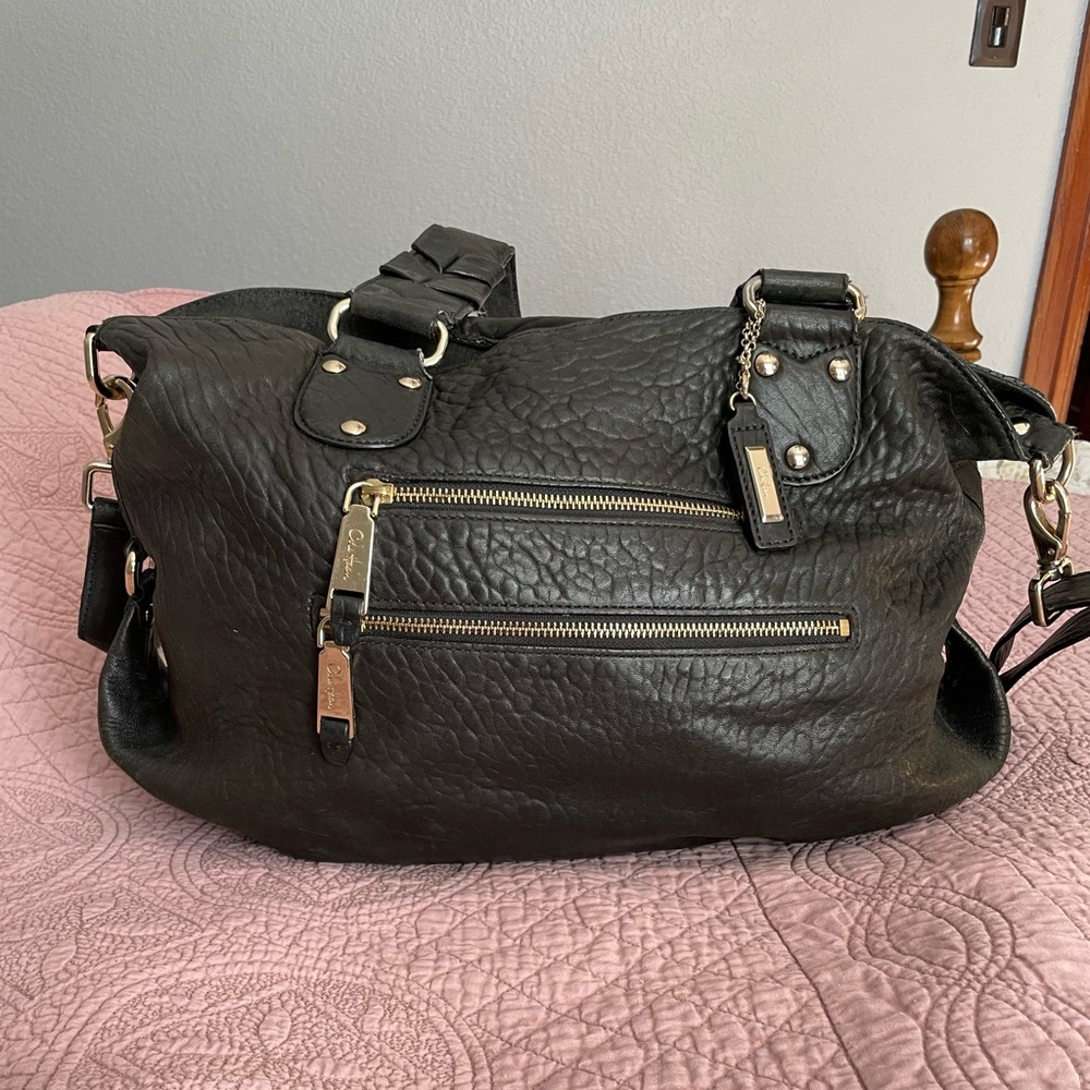 Cole Haan pebbled leather crossbody and shoulder bag